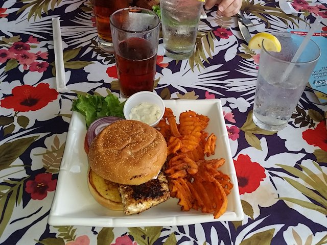 Duncan's on the Gulf signature dishes Fish and Chips
Fried Oysters
Fish Sandwich